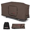 Upgraded Foldable Griddle Cover for Blackstone 36 inch Griddle, 600D Heavy Duty Flat Top Gas Grill Cover for Blackstone 4 Burner Grill, Coffee