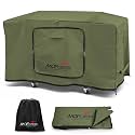 Upgraded Foldable Griddle Cover for Blackstone 36 inch Griddle with Hood, 600D Heavy Duty Flat Top Gas Grill Cover for Blackstone 4 Burner Grill, Green