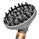 Upgraded Large Diffuser Attachment for Dy-son Airwrap Styler HS01, HS05, HS08, Converts to Hair Dryer, Fast Drying Wave & Curly & Thick, Heat Resistant Nylon Fiber Nozzle Attachments
