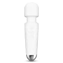 SSKDBFJG Mini Handheld Massager, Cordless Rechargeable Vibration Massage Tool, 8 Speeds & 20 Modes for Neck, Back, Shoulders, Arms and Legs, White