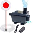 Upgraded Small Submersible Pump with Water Level Sensor, 6.5ft Lift, Condensate Pumps with Overflow Alarm, 12V Condensate Pump For HVAC/Dehumidifier/Ice Maker/Air Cooler/Air Conditioner, Auto Shut Off