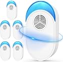 Upgraded Ultrasonic Repeller, Indoor Ultrasonic Repellent for Roach, Rodent, Mouse, Bugs, Ant, Mosquito, Mice, Spider, Electronic Plug in Pest Control (6)