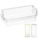 Upgraded W10803530 Refrigerator Door Shelf Bin Compatible with Whirlpool Maytag Refrigerator Parts,W10582649 Whirlpool Fridge Door Shelf Replacement AP5982593 WRT311FZDW00 WRT311FZDW01 Door Shelves
