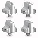 W11418244 Electric Stove Knob Compatible with Whirlpool Range Cooktop 4Pack