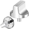 Upgraded W11517334 for Whirlpool Stove Knobs Replacements, Compatible with Gas Ranges WEG745H0FS0 WEG745H0FS1 WEG515S0FS0, Replaces W10850033 W11122869 Cooktop Burner Control Knobs