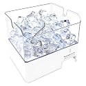 Upgraded WPW10347093 Refrigerator Ice Bucket Compatible with Whirlpool Ice Maker Replacement Assembly, W10347093 Whirl-Pool Ice Bucket Removable Ice Bin,WRF736SDAM13,WRF757SDEM00 Ice Container