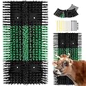 Upgraded XL Livestock Scratching Brush with 8 Screws – Large Cattle and Horse Grooming Brush, Itch Relief for Horses, Goat, Cattle,Cow,Sheep, and Pig，Suitable for farms and ranches
