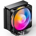 upHere P5C 5V ARGB CPU Air Cooler 230w TDP 6mm x 5 Copper Heat Pipes CPU Cooler with 120mm Fan PWM 1800RPM 77.93CFM for Intel LGA 2011/2066 (Mainboard X79/X99)/1700/1200/1150/1121/1155/ AMD AM5/AM4
