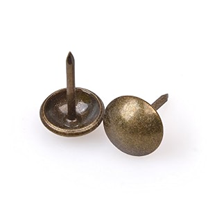 upholstery tacks furniture nails pins 150pcs antique brass