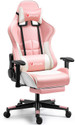 Upmarkt Pro Gamer Racing Style Ergonomic Gaming Chair Pink Gaming Chair (Pink)