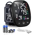 Upper Arm Blood Pressure Monitor for Home Use, FDA-Cleared, Electronic BP Machine with Dual User 240 Memory Sets, 4.7” Large LCD, Extended Cuff 8.66-16.54 in (22-42 cm), Dual Power USB/AAA Batteries