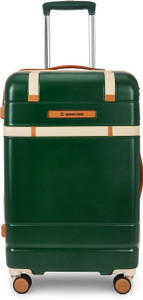 Uppercase Chester Medium Court Green Hard Luggage