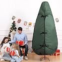 Upright Christmas Tree Storage Bag - 9 ft Green, Fits 8-10 ft Trees