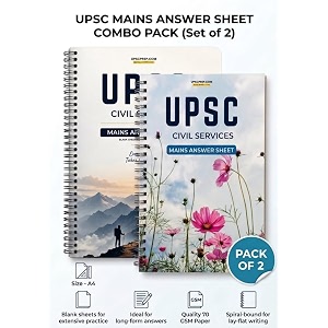 UPSC Mains Answer Writing Practice Notebook