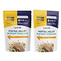Upside Health Millet Instant Dosa Mix with Carrot Chunks - (Pack of 2, 24 Dosas) | Foxtail Millet | High Protein Dosa | Instant Dosa | No Salt - No Preservatives - Low GI - High Fibre - Less Carb