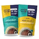 Upside Health Millet Instant Dosa Mix-Sprouted Millet (Pack of 2, 24 Dosas) | Kodo &amp; Little Millet | High Protein Dosa | Instant Dosa | No Salt - No Preservatives
