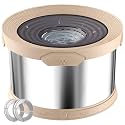 UPSKY 10L Dog Water Bowl No Spill Stainless Steel for Slow Drinking Beige