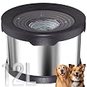 UPSKY 12L Dog Water Bowl No Spill Stainless Steel for Slow Drinking Black
