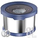 UPSKY 8L Dog Water Bowl No Spill Stainless Steel for Slow Drinking Blue