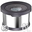 UPSKY 8L Dog Water Bowl No Spill Stainless Steel for Slow Drinking Gray