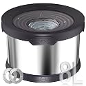 UPSKY 8L Dog Water Bowl No Spill Stainless Steel for Slow Drinking Black