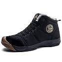 UPSOLO Mens Winter Trekking Snow Boots Water Resistant Shoes Anti-Slip Fully Fur Lined Casual Lightweight Hiking Boot