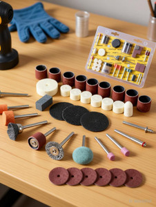 uptodateprouducts 105pc rotary tool accessories set electric grinding attachment kit mini drill grinding polishing drilling kits for rotary tool rotary tools rotary bit set 105 bits
