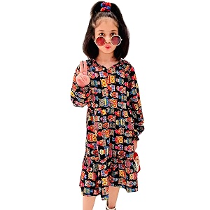 Uptownie Lite Girls Knee Length A-Line Tiered