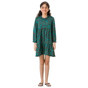 Uptownie Lite Girls Knee Length A-Line Tiered
