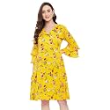 Uptownie Lite Women39s Crepe Skater Knee Length