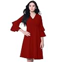 Uptownie Lite Women39s Crepe Skater Knee Length