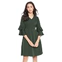 Uptownie Lite Women39s Crepe Skater Knee Length