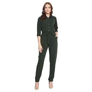 Uptownie Lite Womens Green Maxi Jumpsuit