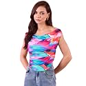 Uptownie Women Top Stretchable Cowl Neck