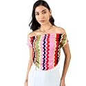 Uptownie Women Top Stretchable Cowl Neck