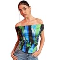 Uptownie Women Top Stretchable Cowl Neck