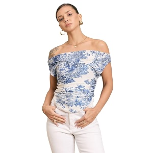 Uptownie Women Top Stretchable Cowl Neck