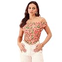 Uptownie Women Top Stretchable Cowl Neck