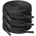 UpUGo 3 Pair Flat Shoe laces, 5/16" Wide Shoelaces