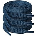UpUGo 3 Pair Flat Shoe laces, 5/16" Wide Shoelaces