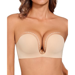 Upushall Strapless Push Up Bras for Women