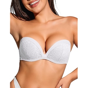 Upushall Strapless Push Up Bras for Women