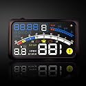 5.5" HD Car HUD Heads Up Display Speed Warning Fuel Consumption OBD2 OBDII EUOBD for Safety Fresh Driving