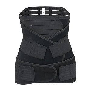 3-in-1 postpartum belly band for women abdominal belt for post pregnancy amp c-section recovery adjustable waist belly amp pelvic support free size 3046 inch tummy compression shapewear postnatal support