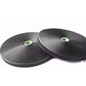 UR LITTLE SHOP 25 Meters Each Regular Hook Tape and Regular Loop Tape_20 MM_Black Color DHPMCRZ