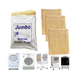 ur little shop air cooler jumbo grass_wood wool_cooling pads_22 x 28 inches_set of 3 pack_suitable for all desert coolers no30