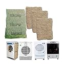 UR LITTLE SHOP Air Cooler Plain Grass_Cooling Pads_Wood Wool_18 x 26 Inches_Set of 3 Pack_Suitable for All Desert Coolers U2CG1