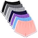 URATOT 7 Pack Womens Cotton Shorts Dolphin