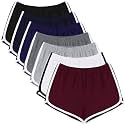 URATOT 7 Pack Womens Cotton Shorts Dolphin