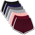 URATOT 7 Pack Womens Cotton Shorts Dolphin
